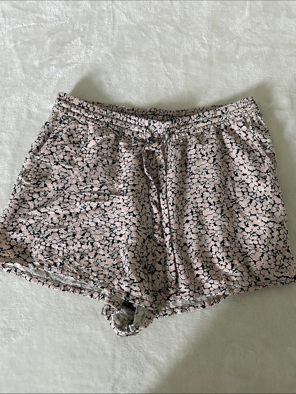 Volcom True To This Floral Elastic-Waist Shorts